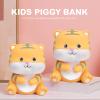 Adorable Tiger Kids Piggy Bank, Kids Piggy Bank Cute Tiger Flowing Lines Hand Painting Rich Bright Colors Bank view 4