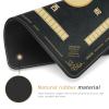 2F22E Mahjong Mat - Non-Slip Noise Reduction Gaming Mat 32.4x32.4 Inch for Mahjong/Poker/Board Games/Card Games/Dominoes (Black) view 2