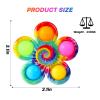 12 Pack Fidget Spinners for Kids Adults Valentine Party Favors, Pop Fidget Toys Bulk for Stress Anxiety ADHD Relief, Valentine Gifts for Kids Classroom Treasure Box Toys for Classroom Prizes view 4