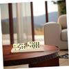 BRIGHTFUFU 2pcs Wooden Domino Rack for Storage Travel and Enhanced Gameplay Nonslip Base Mahjong Display Stand Table Game Accessory view 4