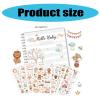 Baby Memory Book With Sticker For Baby Boy Or Girl First Year Baby Journal Book Scrapbook Book From Pregnancy To Age 1 view 2