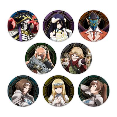 Overlord The Movie Holy Kingdom Edition 01 (Official Illustration) Can Badge Box of 8