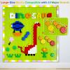 Sinpedex Building Blocks on Wall or Table: 8PCS 20x10 Inch Self Adhesive Baseplates 572 PCS Bricks Compatible with All Major Brands - DIY Fun Creative Build on Wall and Desk view 4