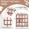 MADENG My First Year Photo Frame - 12 Months Photos Decoration, Newborn's First Twelve Months Photo Collage, One Year Birthday Monthly Milestone, 1st Nursery Photo Collage Display Board view 2
