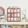 MADENG My First Year Photo Frame - 12 Months Photos Decoration, Newborn's First Twelve Months Photo Collage, One Year Birthday Monthly Milestone, 1st Nursery Photo Collage Display Board view 3