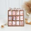 MADENG My First Year Photo Frame - 12 Months Photos Decoration, Newborn's First Twelve Months Photo Collage, One Year Birthday Monthly Milestone, 1st Nursery Photo Collage Display Board view 4
