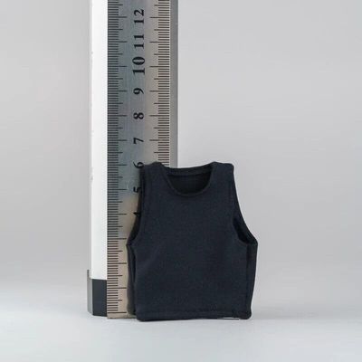 1/12 Scale Male Soldier Vest Pants Model for 6'' 7'' Strong Figure WWE Adam MUFF (Black Vest)
