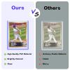 100ct 3"x4" Hard Card Sleeves - 75pt Hard Plastic Trading Card Protector, Rigid Clear Open-Top Card Sleeve, Fits Standard Trading, Baseball, Game Collectible Cards view 4