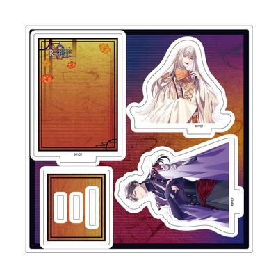 9 R.I.P. 04 Yukimaro & Fox Haru [Official Illustration] Acrylic Stand Plate