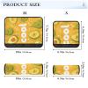 2 Pack Seatbelt Covers Seat Belt Cover Pad for Adults Boys Girls Car Seat Strap Covers Pads Cushion Universal Shoulder Strap Pad Protector for Backpack Camera Bag 10x7.7Inch Avocados Cool Orange view 3