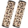 2 Pack Seatbelt Covers Seat Belt Cover Pad for Adults Boys Girls Car Seat Strap Covers Pads Cushion Universal Shoulder Strap Pad Protector for Backpack Camera Bag 10x7.7Inch Leopard Skin Print view 2