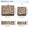 2 Pack Seatbelt Covers Seat Belt Cover Pad for Adults Boys Girls Car Seat Strap Covers Pads Cushion Universal Shoulder Strap Pad Protector for Backpack Camera Bag 10x7.7Inch Leopard Skin Print view 3
