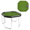 MEKA Large (38"x38") Tuff Tray Black with Artificial Grass Insert Play Mat Bundle, Activity Sensory Tray Plus Stand Children, Outdoor Play Sand and Water Table for Toddlers and Kids, Toy Boys Girls view 1