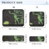 2 Pack Seatbelt Covers Seat Belt Cover Pad for Adults Boys Girls Car Seat Strap Covers Pads Cushion Universal Shoulder Strap Pad Protector for Backpack Camera Bag 6.5 Inch Green Retro Dinosaur view 3