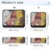 2 Pack Seatbelt Covers Seat Belt Cover Pad for Adults Boys Girls Car Seat Strap Covers Pads Cushion Universal Shoulder Strap Pad Protector for Backpack Camera Bag 6.5 Inch Farmhouse Chicken Roasters view 3