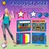 Weekgrat 7 Pcs Large 80s 90s Party Decorations Hip Hop Boombox Box Set view 2