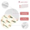 CEBUGI Muslin Baby Burp Cloths 22x11in Soft Absorbent Baby Washcloths Cactus Cotton Burping Rags for Baby Boys and Girls 2 Pack view 3