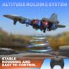 BEZGAR RC Plane | 2.4GHZ Remote Control Airplane, Mini Stunt Plane Helicopter, 360 Flip Fighter Jet Toy with Colorful LED Navigation Lights Blue, Toys for ages 8-13 view 4