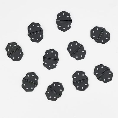 10PCS RC Plane Pinned Nylon Hinges for RC Airplane Helicopter Aircraft DIY Model Plane Parts (Black)