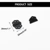 10PCS RC Plane Pinned Nylon Hinges for RC Airplane Helicopter Aircraft DIY Model Plane Parts (Black) view 3