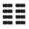 8PCS RC Airplane Pinned Hinges for RC Plane Helicopter Aircraft DIY Model Plane Parts (Black) view 1