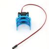 for Wltoys A959-B 144001 124019 RC Car Aluminum Alloy Motor Heatsink Cover with Cooling Fan for 540 550 3650 Motor view 3