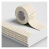 TXGJWRA Foam Safety Strips, 8cm Wide Self-Adhesive Table Corners Protectors Cushion Bumper, 0.8cm Thick Children Anti-Collision Strip for Furniture Fireplace,Off White-6m/19.68ft view 1