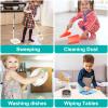 Coolplay 12pcs Mop and Cleaning Toys Set Kids Toddlers Pretend Play Broom Set, Detachable Broom Mop Dustpan for Kids Girl Toys view 4