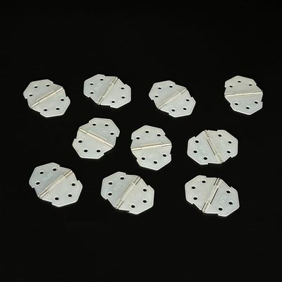 10PCS RC Plane Pinned Nylon Hinges for RC Airplane Helicopter Aircraft DIY Model Plane Parts (White)
