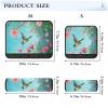 2 Pack Seatbelt Covers Seat Belt Cover Pad for Adults Boys Girls Car Seat Strap Covers Pads Cushion Universal Shoulder Strap Pad Protector for Backpack 10x7.7Inch Hummingbird Flower Leaf Mountain view 3