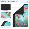 2 Pack Seatbelt Covers Seat Belt Cover Pad for Adults Boys Girls Car Seat Strap Covers Pads Cushion Universal Shoulder Strap Pad Protector for Backpack 10x7.7Inch Hummingbird Flower Leaf Mountain view 4