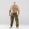 1/12 Scale Male Soldier Vest Pants Model for 6'' 7'' Strong Figure WWE Adam MUFF (Khaki Vest+ Green Pants) view 1