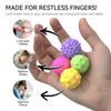 FZChenrry Magnetic Fidget Balls Toys, Silicone Sensory Stress Relief Toy for Adults,Teens with Autism, Anxiety, ADHD, Fidget Magnets & Magnetic Toy Fun Gift view 3