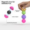 FZChenrry Magnetic Fidget Balls Toys, Silicone Sensory Stress Relief Toy for Adults,Teens with Autism, Anxiety, ADHD, Fidget Magnets & Magnetic Toy Fun Gift view 4