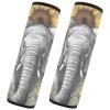 2 Pack Seatbelt Covers Seat Belt Cover Pad for Adults Boys Girls Car Seat Strap Covers Pads Cushion Universal Shoulder Strap Pad Protector 10 x 7.7 Inch Elephant Sunflower Plaid view 2