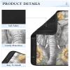2 Pack Seatbelt Covers Seat Belt Cover Pad for Adults Boys Girls Car Seat Strap Covers Pads Cushion Universal Shoulder Strap Pad Protector 10 x 7.7 Inch Elephant Sunflower Plaid view 4
