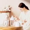 Gulicola Natural PP Baby Breastfeeding Bottles, Medium Flow Nipples (M), 3 Months +, White, 8 oz - 2pks view 2