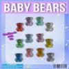 Acrylic Crystal Bears Figures Set of 14 Pieces Miniatures view 2