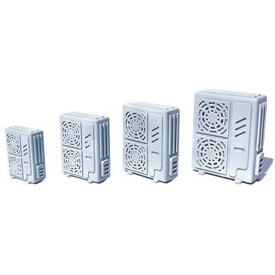 3D Printed Resin Outdoor Air Conditioner Unit for RC Boat Scene - Unpainted White DIY Ship Accessories, Nautical Simulation Parts (1:30, 1:35, 1:40, 1:50 Scale), 1 Piece(1:30)