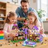 2025 Upgraded Treehouse Building Blocks Toy for Girls, 809PCS Forest Girl Tree House Building Set, Adventure Camp Set with Animals and Pool, Birthday Gifts for Kids Girls Boys Age 8 9 10 11 12+ view 3