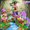 2025 Upgraded Treehouse Building Blocks Toy for Girls, 809PCS Forest Girl Tree House Building Set, Adventure Camp Set with Animals and Pool, Birthday Gifts for Kids Girls Boys Age 8 9 10 11 12+ view 4