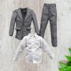 1/6 Scale Male Figure Doll Clothes,Costume Handmade Sturdy Fashion Full Suit Outfit for 12inch Male Dolls Figure Accessory, Jacket Pants Shirt view 4