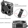 Edinstry Brushless Motor Cooling Fan 8.5V Motor Rocket 35mm 21000RPM Fit for 1/10 1/12 1/8 RC Sensored Motor Silver view 2