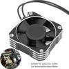 Edinstry Brushless Motor Cooling Fan 8.5V Motor Rocket 35mm 21000RPM Fit for 1/10 1/12 1/8 RC Sensored Motor Silver view 3
