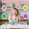 100pcs Magnetic Blocks, Magnetic Cubes for Kids Ages 3-8, STEM Educational Building Toys for Toddlers and Preschoolers, Sensory Autism-Friendly Learning Toys Gift for Boys & Girls 3-5, 4-8 Year Old view 2