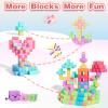 100pcs Magnetic Blocks, Magnetic Cubes for Kids Ages 3-8, STEM Educational Building Toys for Toddlers and Preschoolers, Sensory Autism-Friendly Learning Toys Gift for Boys & Girls 3-5, 4-8 Year Old view 4