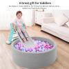 Heopeis Ball Pit Balls and Stars for Ball Pits, Pack of 500 Phthalate Free BPA Free Crush Proof Plastic Toy Balls for Kids Toddlers Ball Pits, Playpen, Baby Pool, Indoor Outdoor view 3