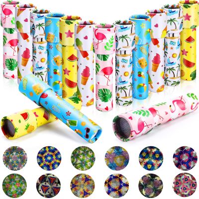 15 Pcs Classic Kaleidoscopes Kids Birthday Party Favor Old Fashioned Vintage Educational Toys Stocking Stuffers Goodie Bag Fillers for Classroom School Return Gifts Carnival Prizes (Summer)