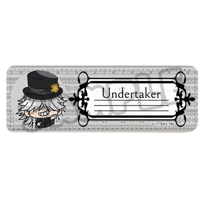 Anime Black Butler Boarding School Edition [Funeral Shop] Leather Badge [Long] M D