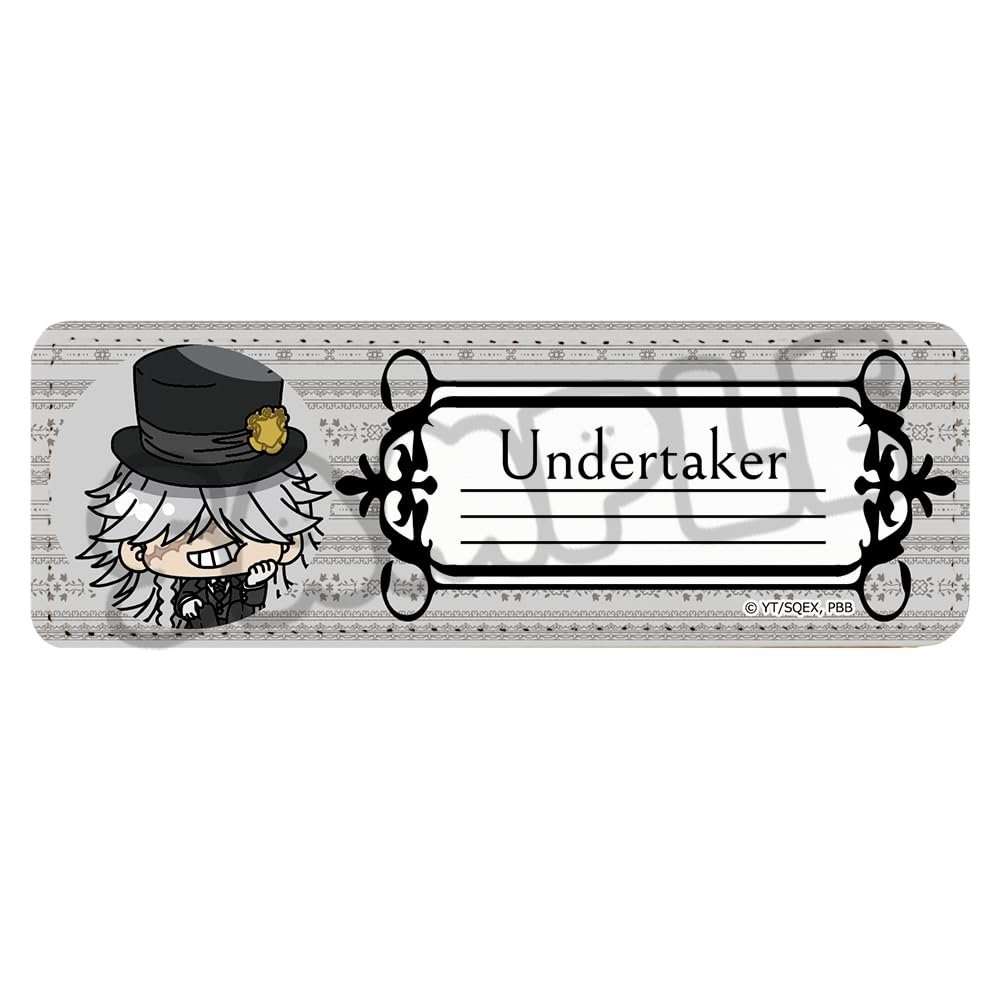 Anime Black Butler Boarding School Edition [Funeral Shop] Leather Badge [Long] M D